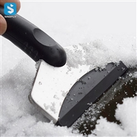 Multi-functional stainless steel snow shovel